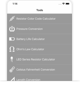 Access Digi-Key's Calculators