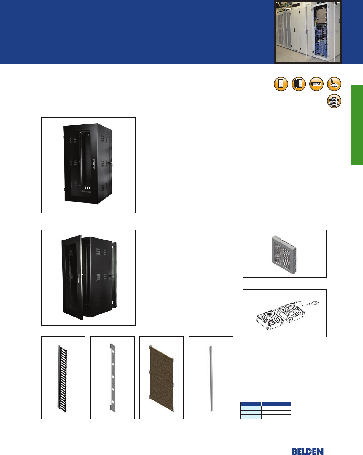 Rack, Cabinet System Catalog Datasheet by Belden Inc. | Digi-Key