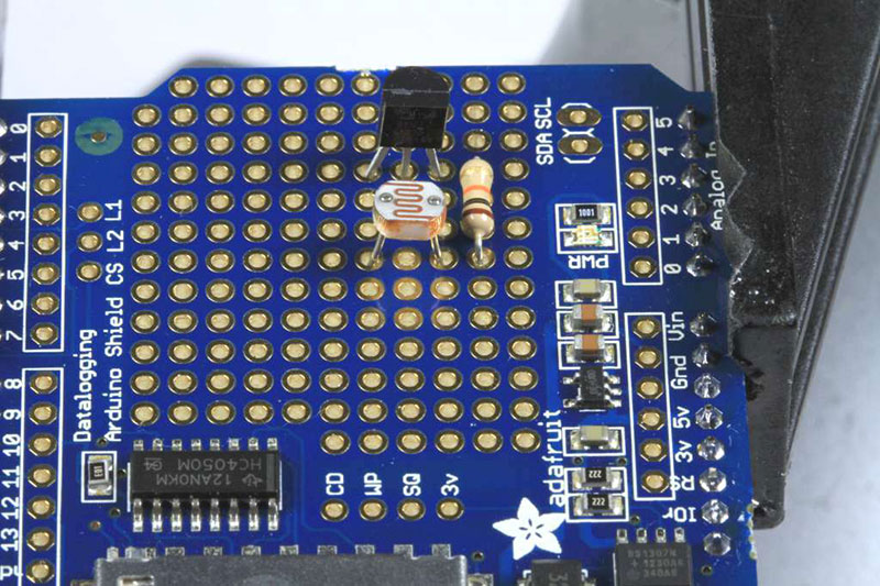 Position the sensors